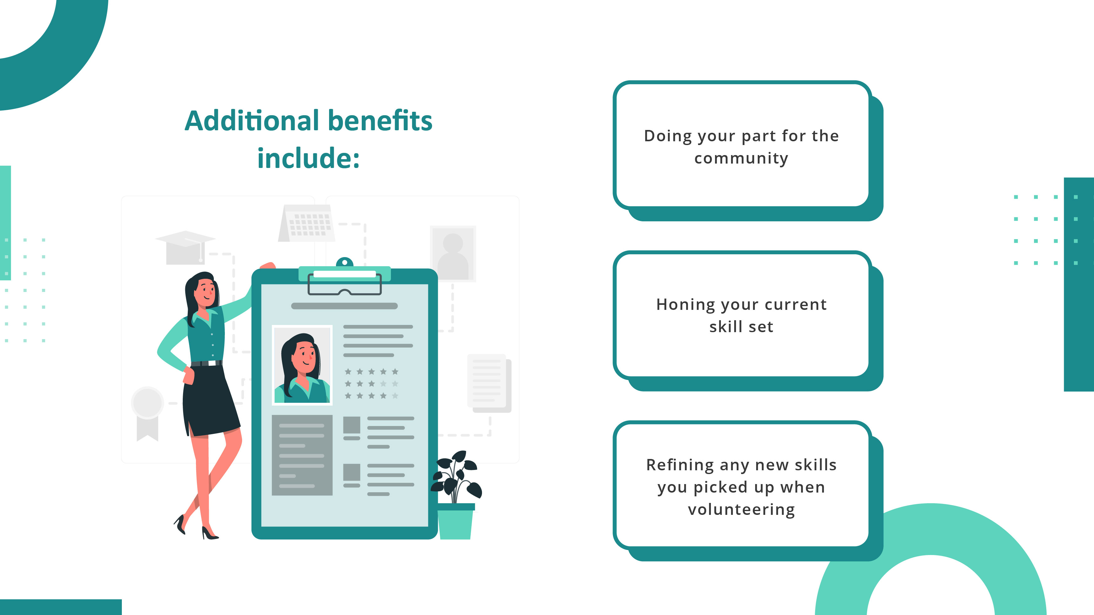 Need experience and skills volunteer 03_Additional benefits inc