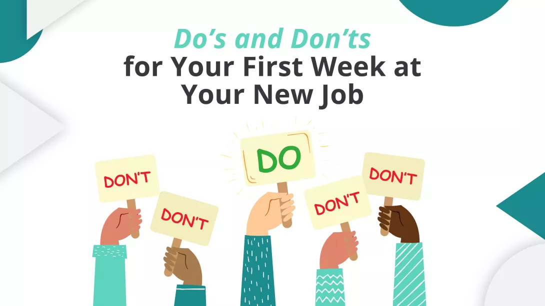 Do’s and Don’ts for Your First Week at Your New Job_featuredimage