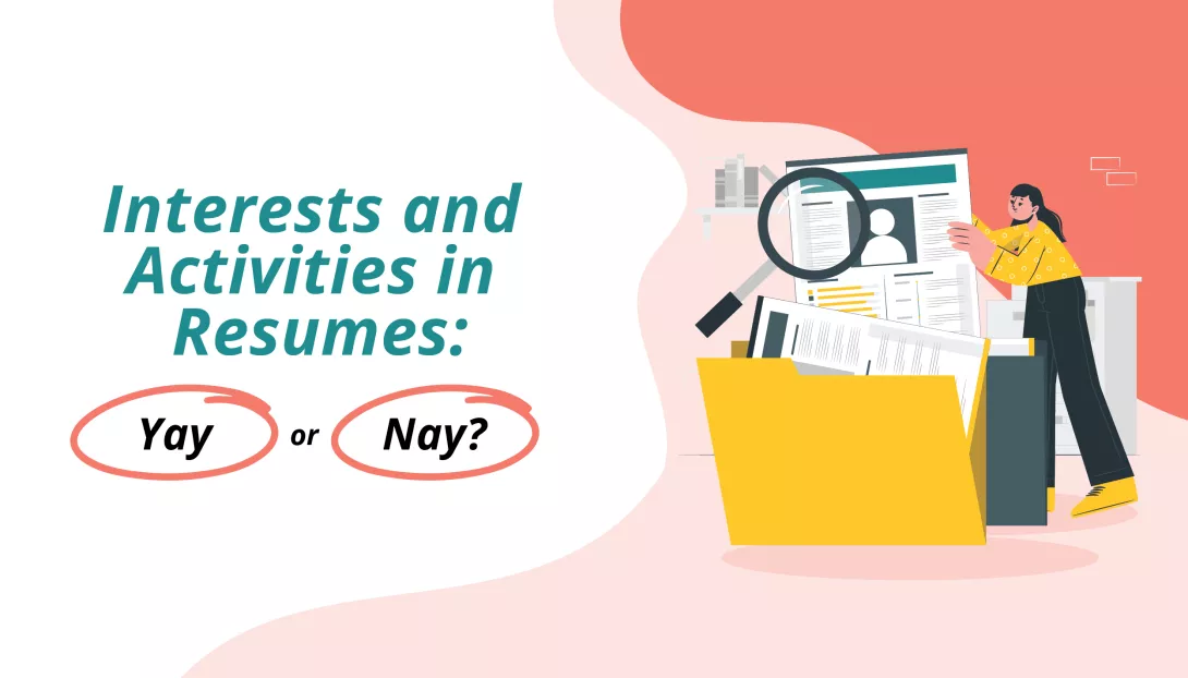 Interests and Activities in Resumes- Yay or Nay_main image
